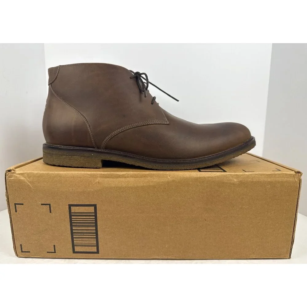Johnston & Murphy Men's Copeland Chukka 25-1870 Brown Leather Size‎ 15M